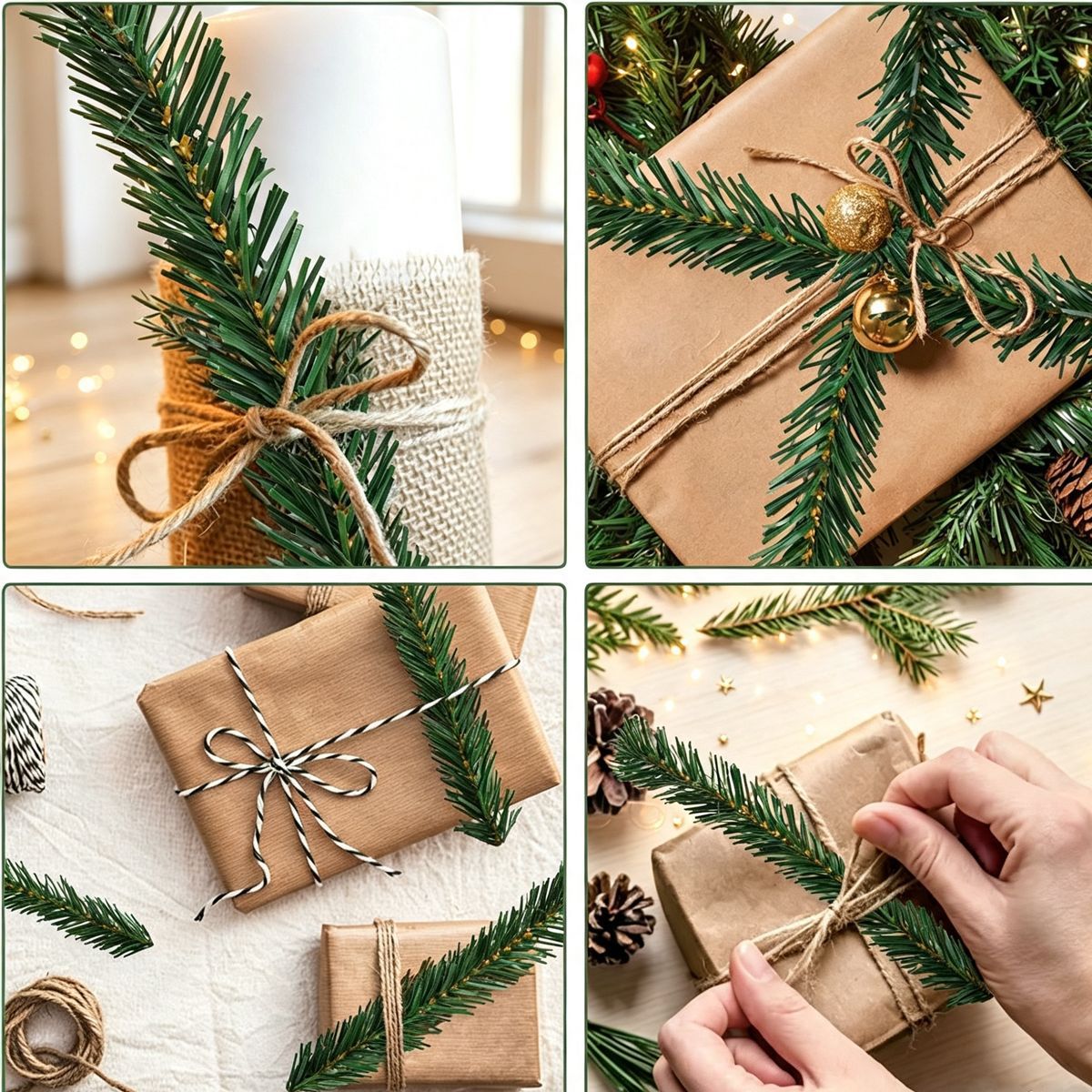 Green Pine Christmas Garland D - огляд і ціна Tinsel Garland Decoration