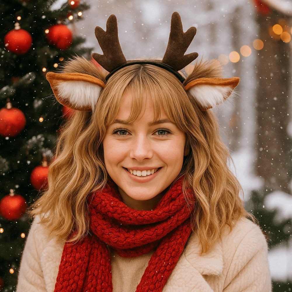 Lolita Deer Ears Reindeer Antl - огляд і ціна Reindeer Antlers Headband