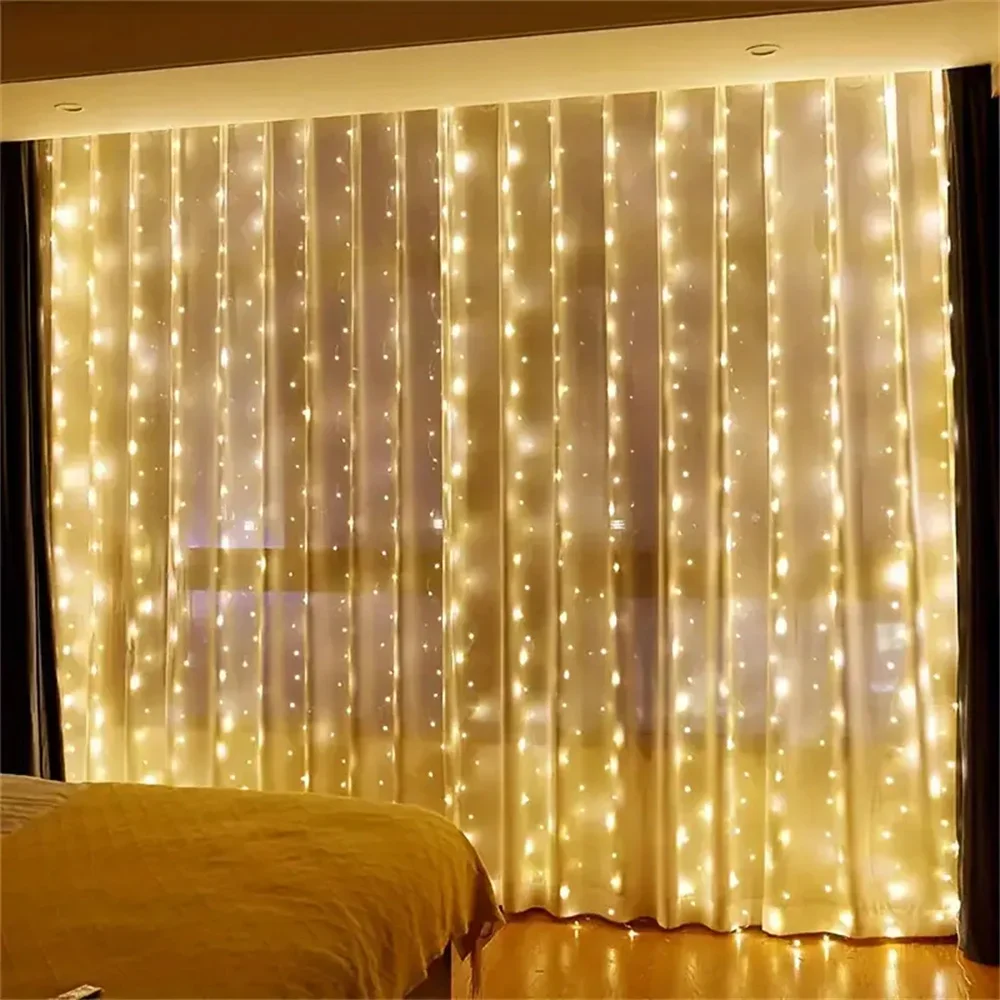 Battery Power 3/6m Curtain LED - огляд і ціна Led Fairy String Lights