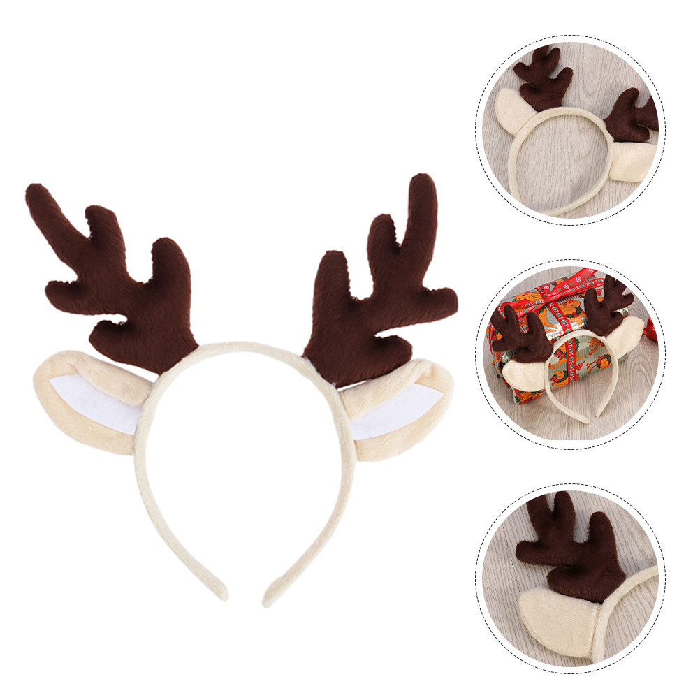 3Pcs Reindeer Antler Headband  - огляд і ціна Reindeer Antlers Headband