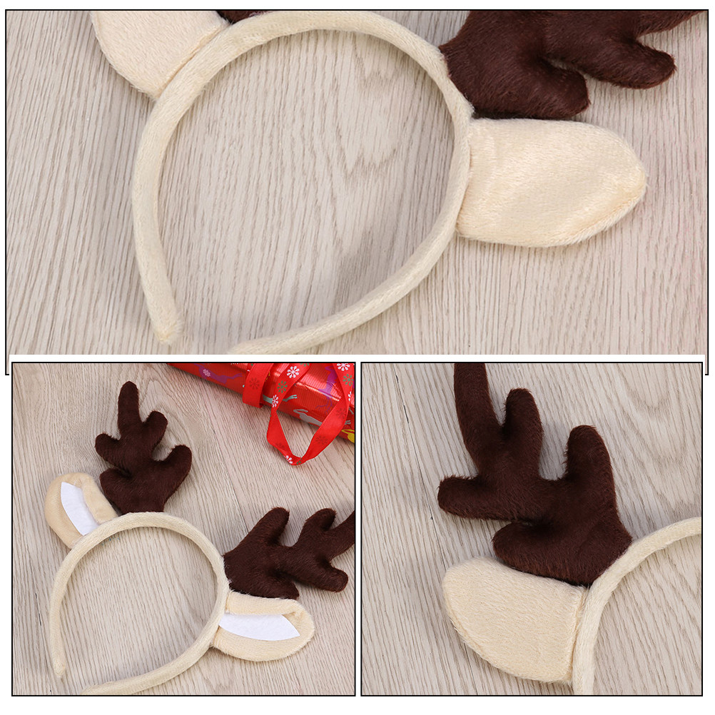 3Pcs Reindeer Antler Headband  - огляд і ціна Reindeer Antlers Headband