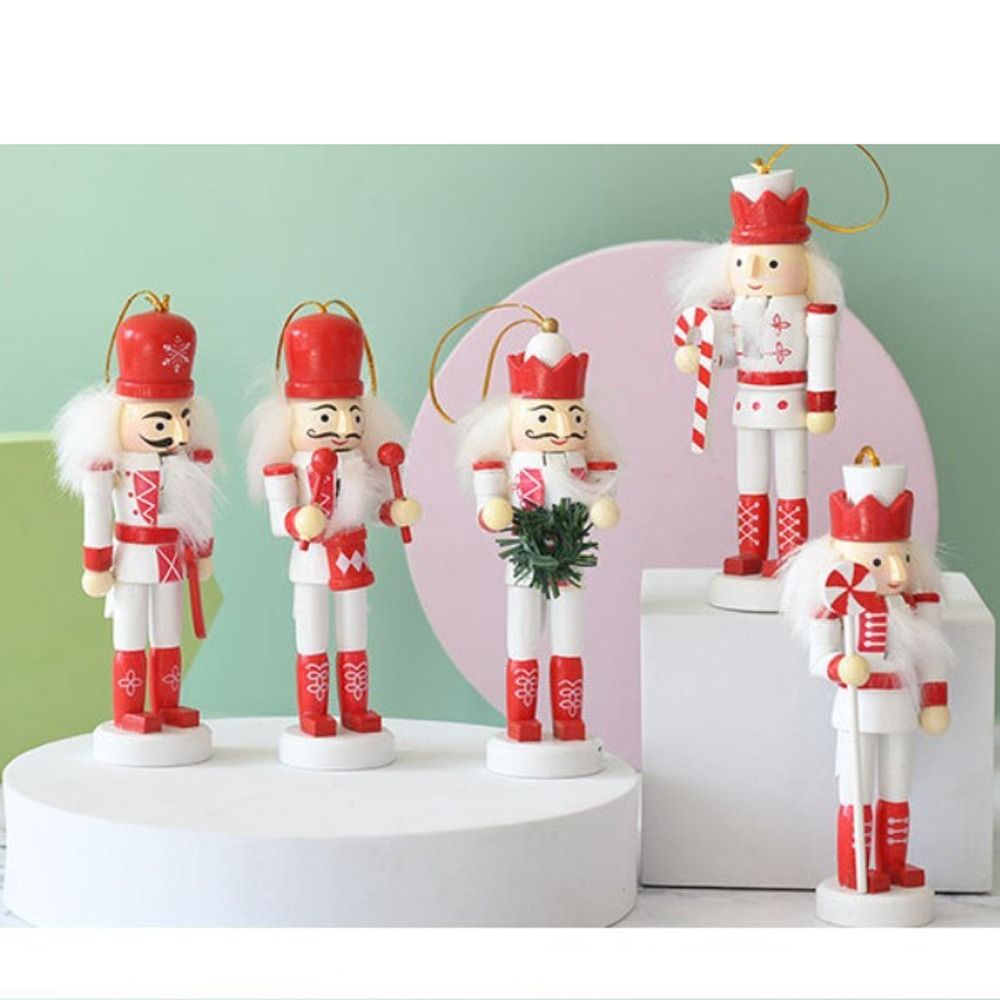 5PCS Merry Christmas Handicraf - огляд і ціна Nutcracker Figurine