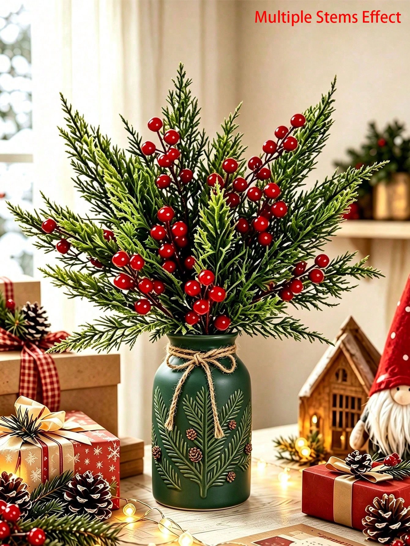 20pcs Artificial Pine Branches - огляд і ціна Christmas Tree Artificial