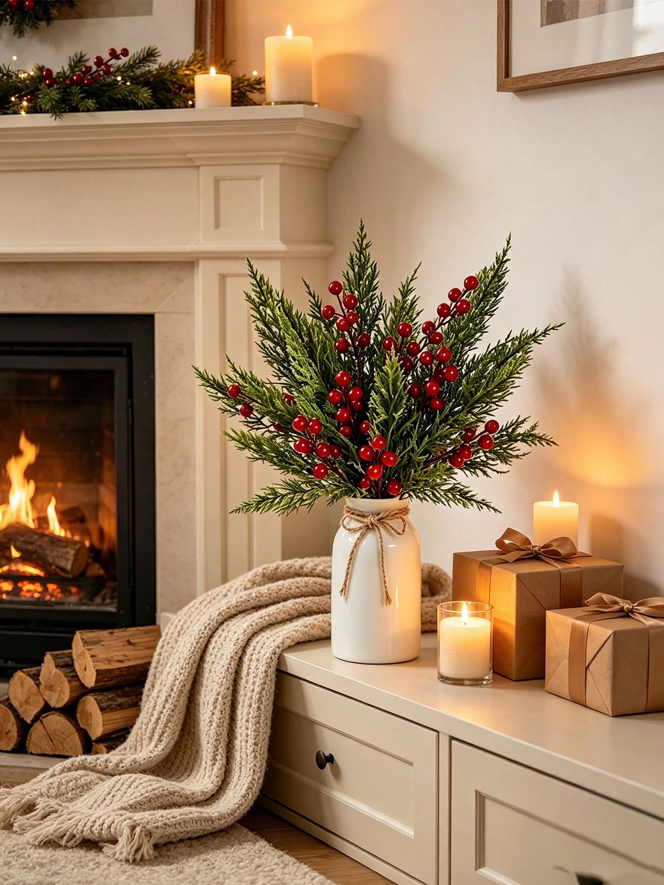 20pcs Artificial Pine Branches - огляд і ціна Christmas Tree Artificial